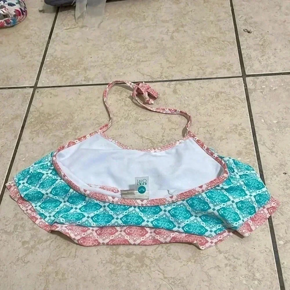 Roxy Girl Bikini Top Size 10 - Picture 2 of 5